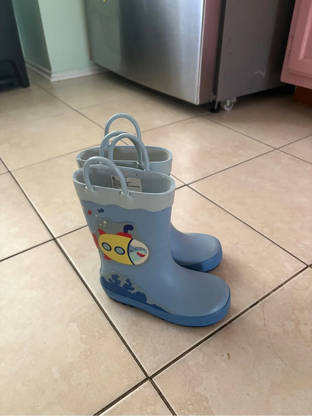 Target Blue Kids Submarine Rain Boots